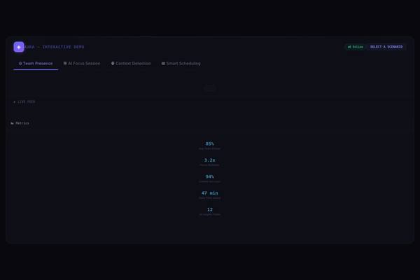 AURA demo preview