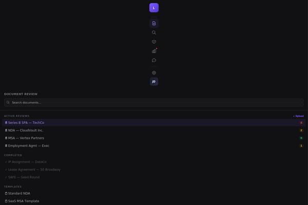 LEXIS AI demo preview